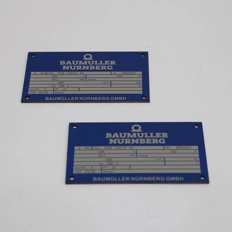 Customized Carved Nameplate Metal Name Plate Engraved Aluminium Nameplate Printing Signs