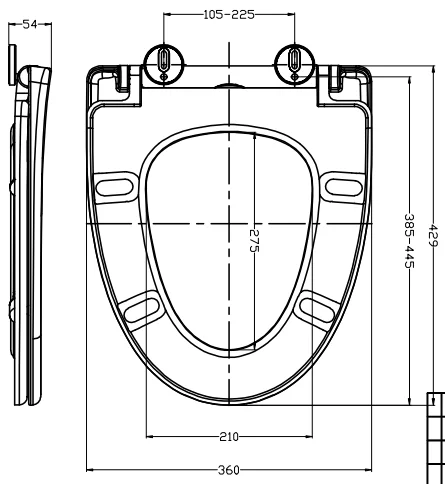 Bathroom wall hung  ifo  cera sanitary ware cera toilet seat