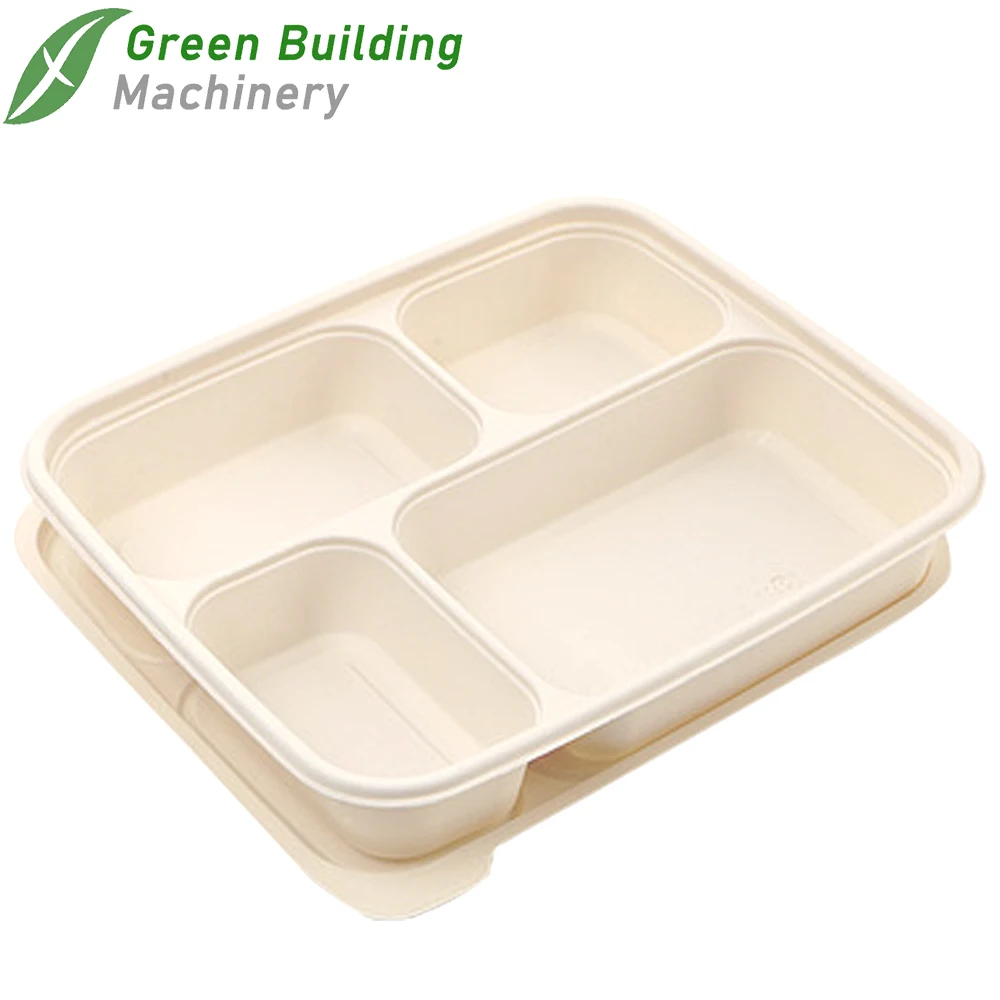 Degradable lunch box food grade utensilPSP and corn starch production line produce degradable and environment-friendly tableware