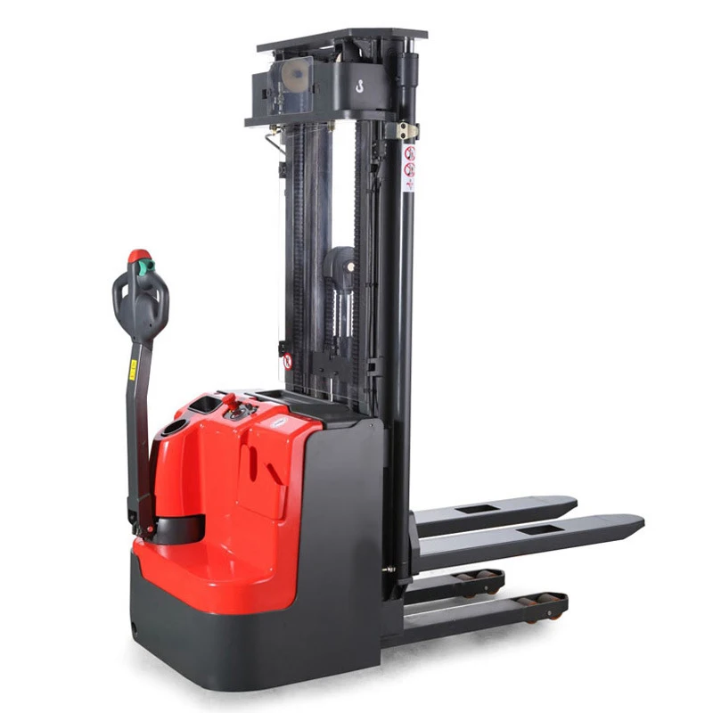 NOBLELIFT brand 1.2 1.6ton 2 ton 3000mm ailador electrico portatil pallet lifter full electric battery stacker