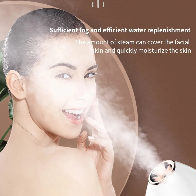 Best Nano Ionic Home Facial Steamer Benefits Cold and Hot with High Frequency and Display Screen for Face, Daily Hydration
