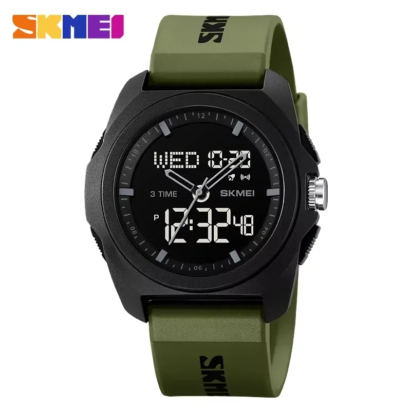 Reloj SKMEI Watch 2199  Waterproof Multifunction Chronograph Wristwatches Clock Sport Multiple Time Zone Wholesale Digital Watch