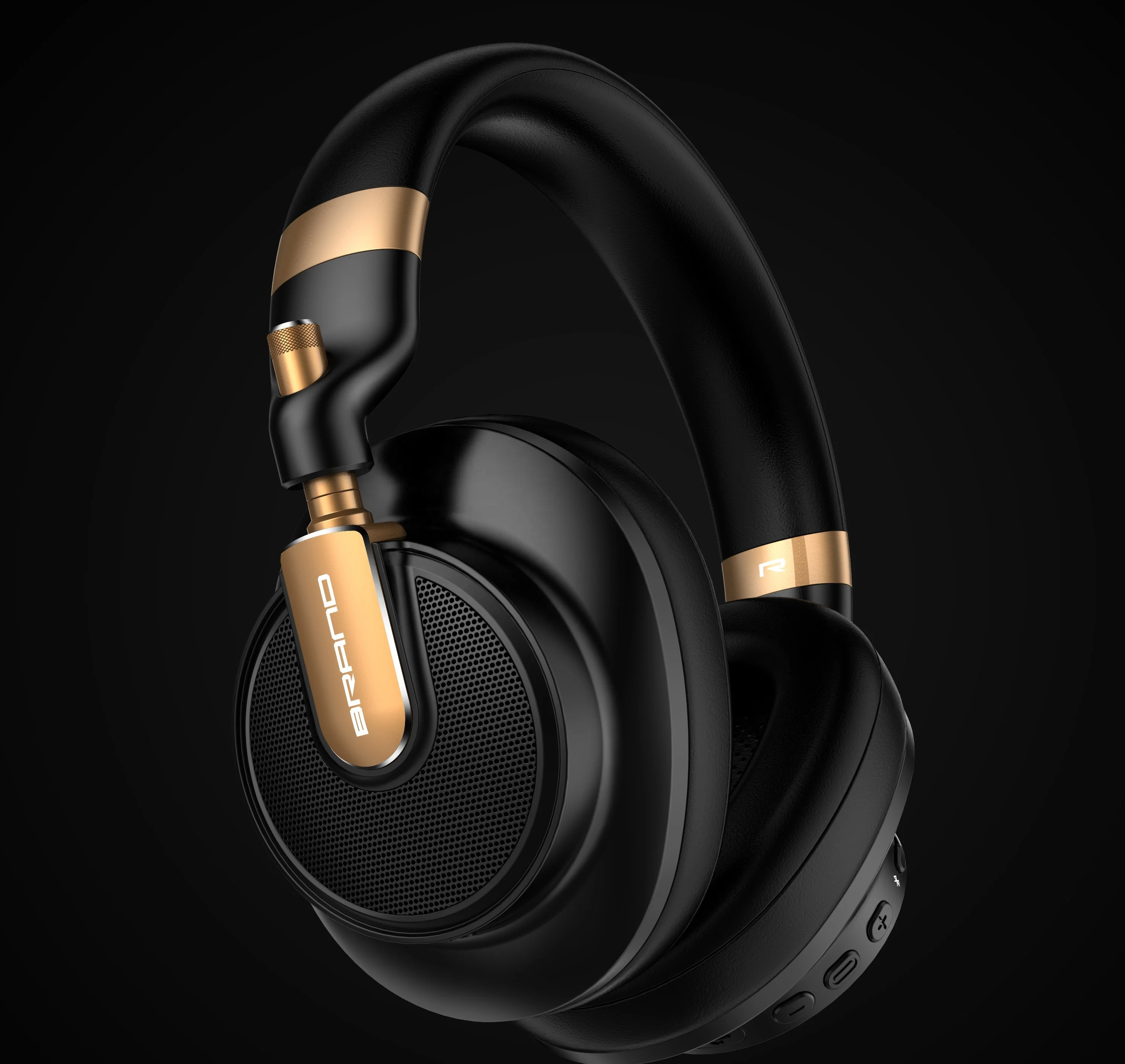 Free sample blue-tooth headphones, Wireless headset with microphone, blue-tooth noise cancelling headset