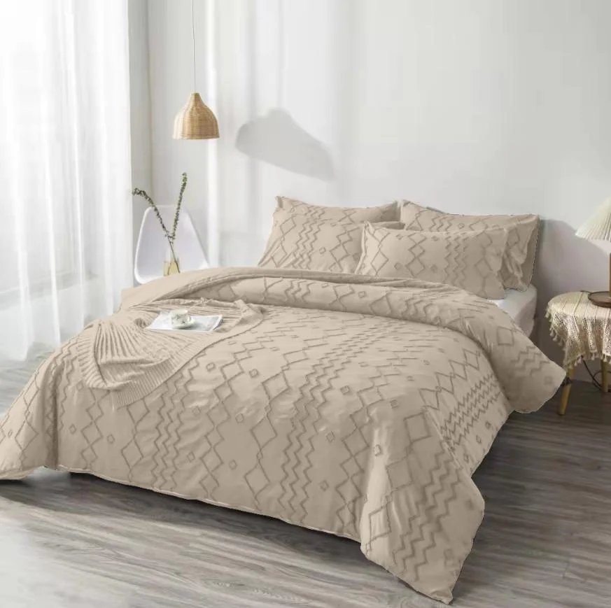 Manufacturer Carved Polyester Bedding Sets 6pcs 4pcs Comforter Set Microfiber Bedding duvet cover set