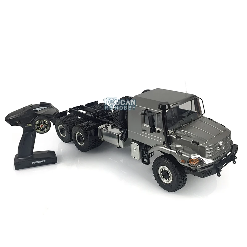 JDM 157 1/14 Metal 6*6 RC Truck Model W/ Differential Axle Remote Control Climbing Trailer Adults Toys TH17202-ali6