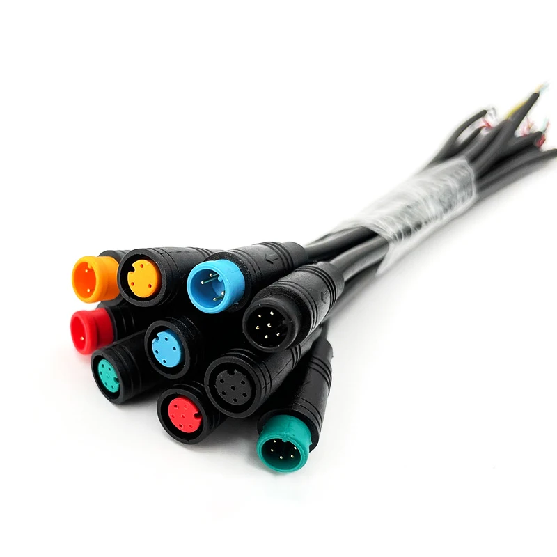 Датчик тормоза для электровелосипеда, скутера, M8 2 3 4 5 6 ядер, водонепроницаемый соединитель, жгут проводов