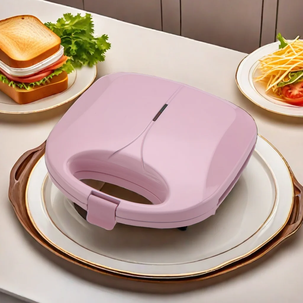 Industrial commercial portable Non-Stick Cooking Surface Cool Touch Handle Double Side 6 in 1 6 in 1 toaster