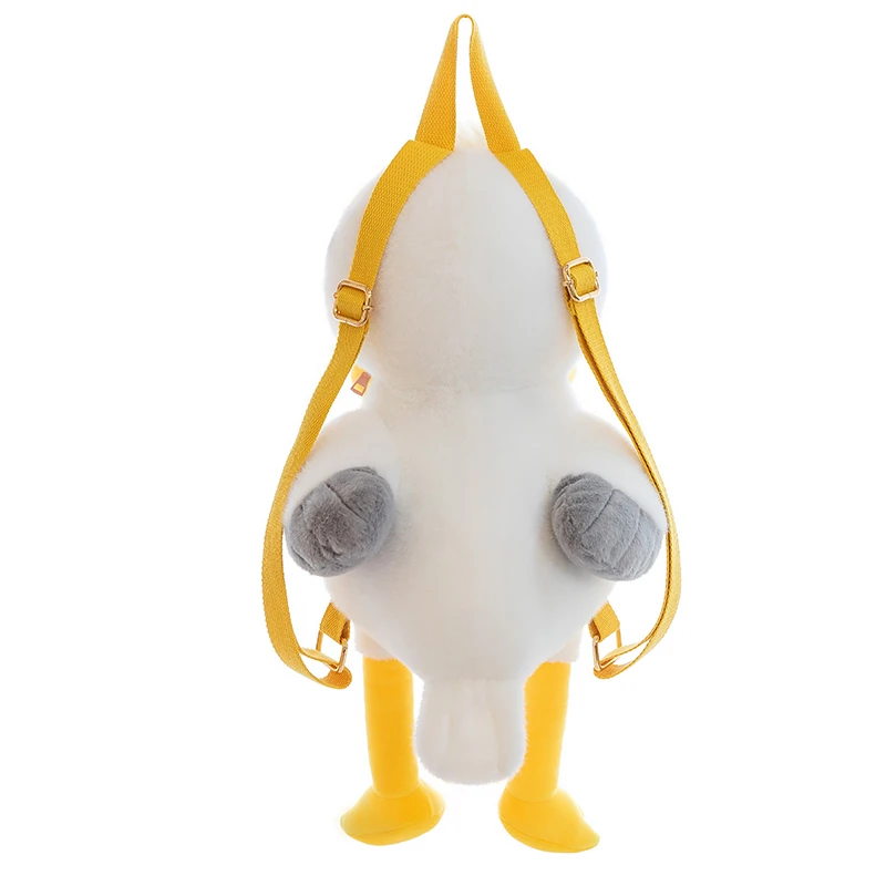 Cute Big Mouth Daigo Doll Pelican Top Plush Backpack Girl Casual Handbag