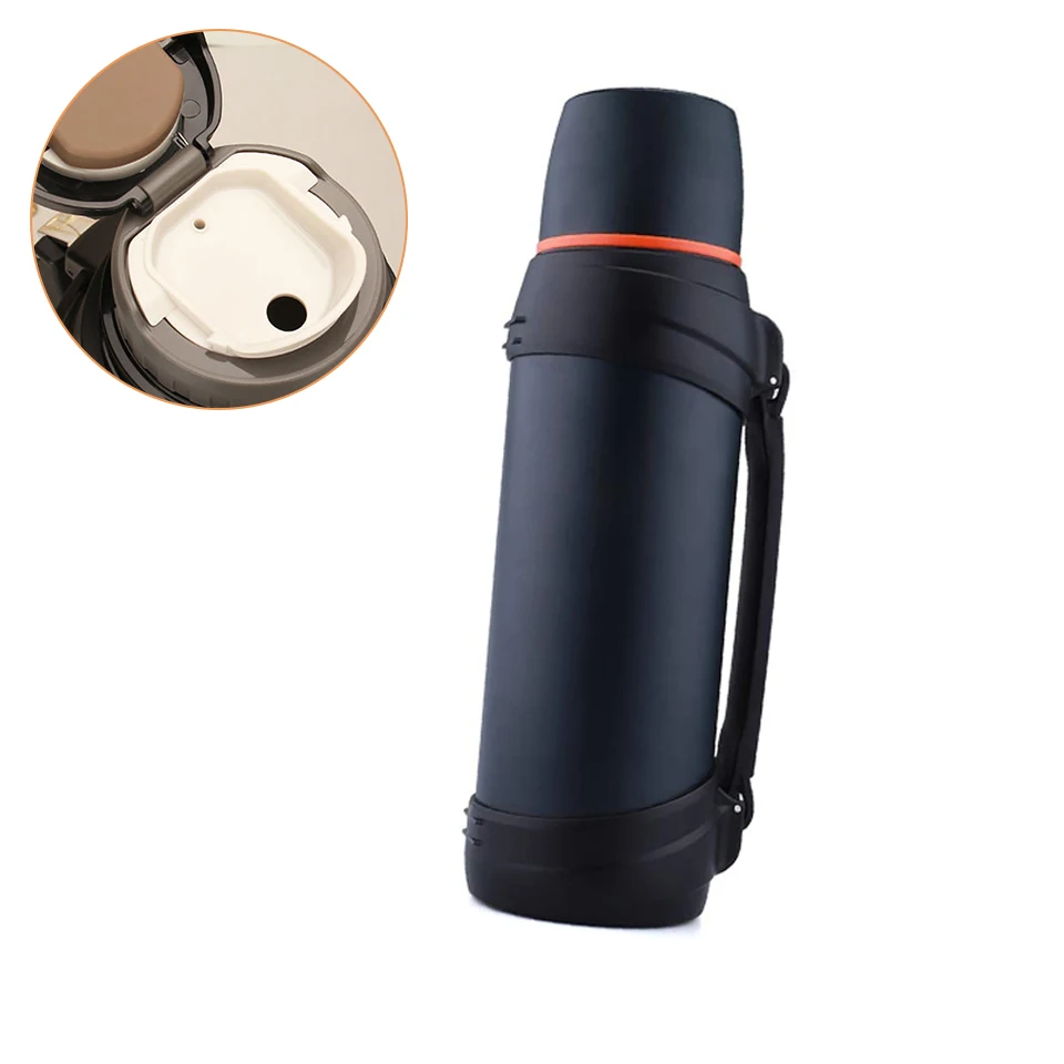 Best Sell 85oz Factory Directly Shipping  Classic Vacuum Bottle with Plastic Cup  Stainless Steel Thermos for Hiking Fishing