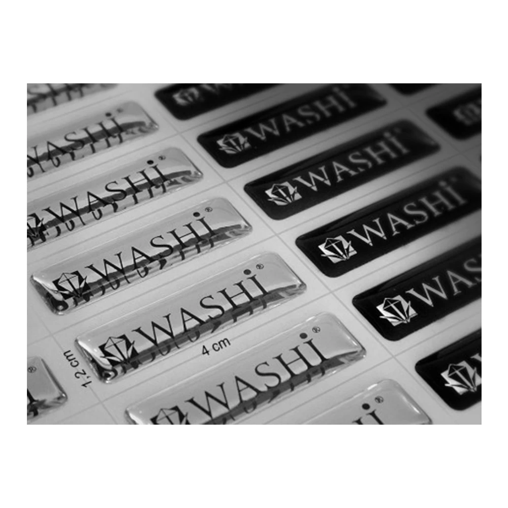 Пользовательская пластиковая печать на заказ 3d гель прозрачная эпоксидная смола наклейка купольная этикетка