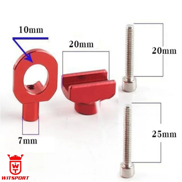 wholesale cheap E Bike Chain Tensioners Adjuster Single Speed Anti Falling Bike Chain Fastener