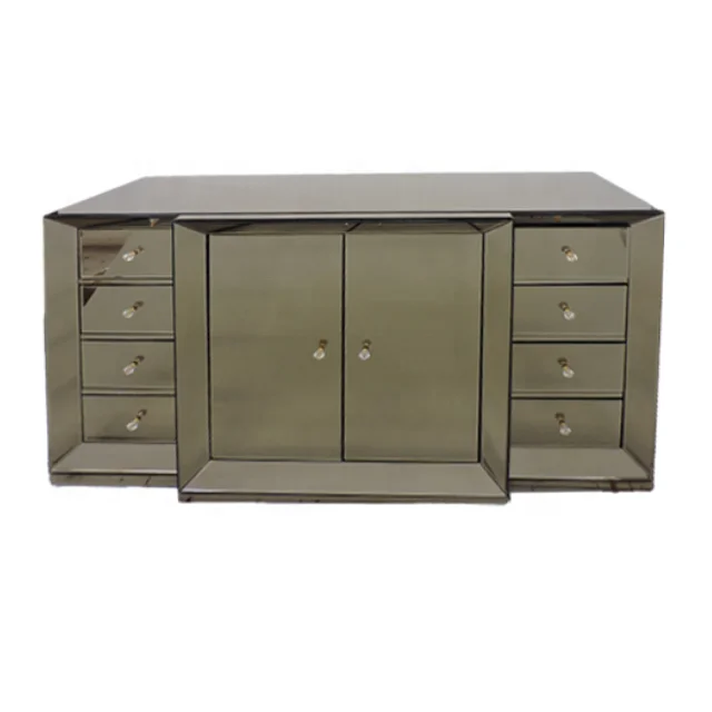 
Top Luxury Design With Cheap Price Termino Brown Cabinet Table Mirror Made From High Quality Glass For Home Furniture 