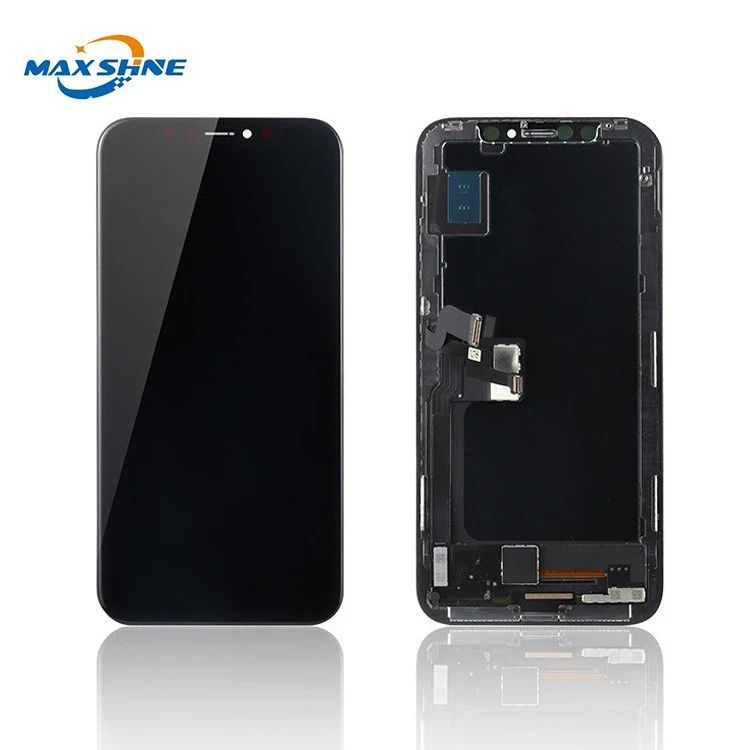 Замена сенсорного экрана для iphone X ЖК-дисплей oled gx, запасные части камеры для iphone X ЖК-экран Жесткий oled