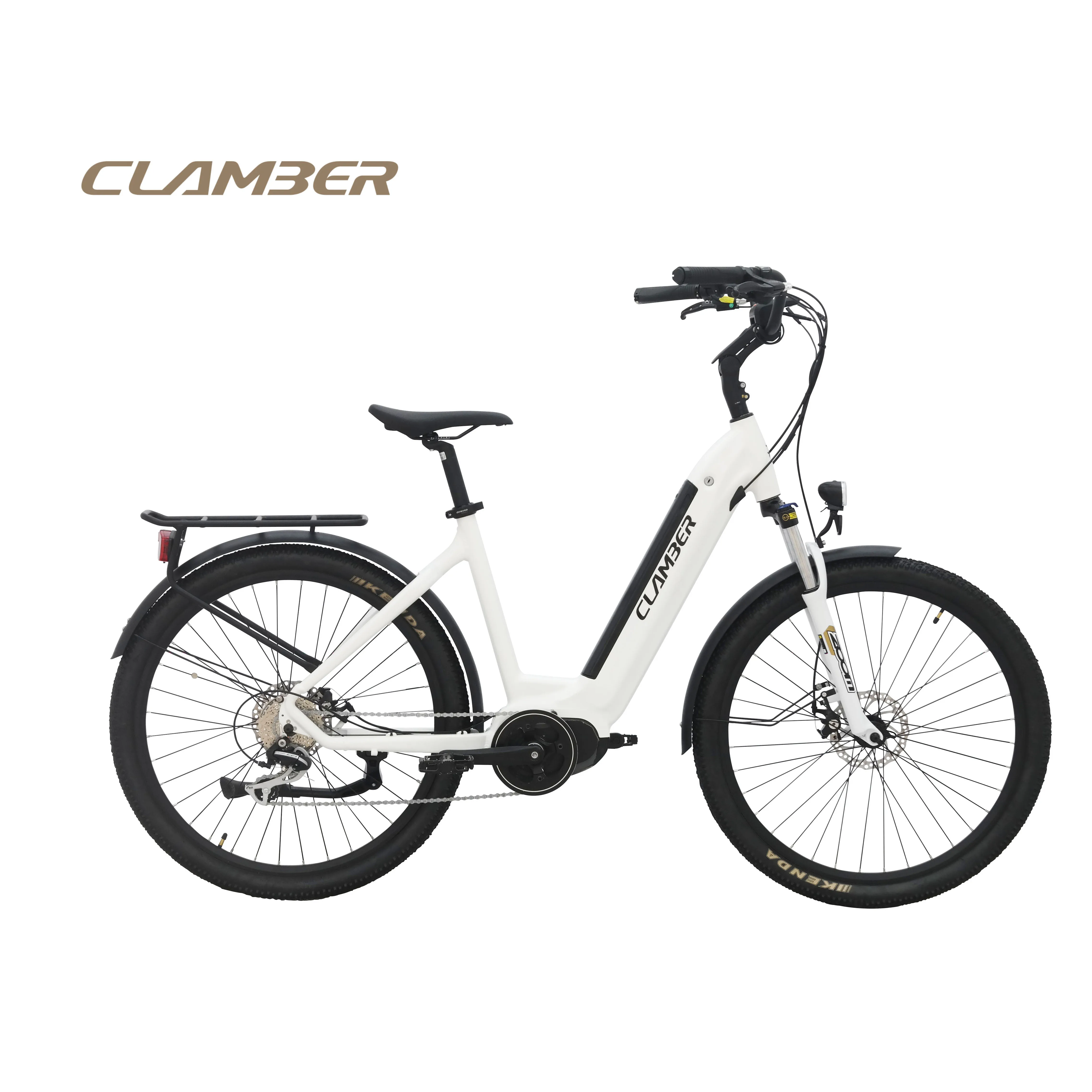 Electric City Bike 700C Mobility Pedal Assist Bicycle Trike Hub Motor/middle Motor 6061 Alloy Aluminum Lithium Battery Standard