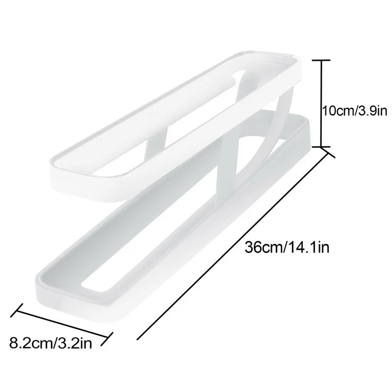 Jingyu 2 Tier Auto Rolling Egg Storage Container for Refrigerator