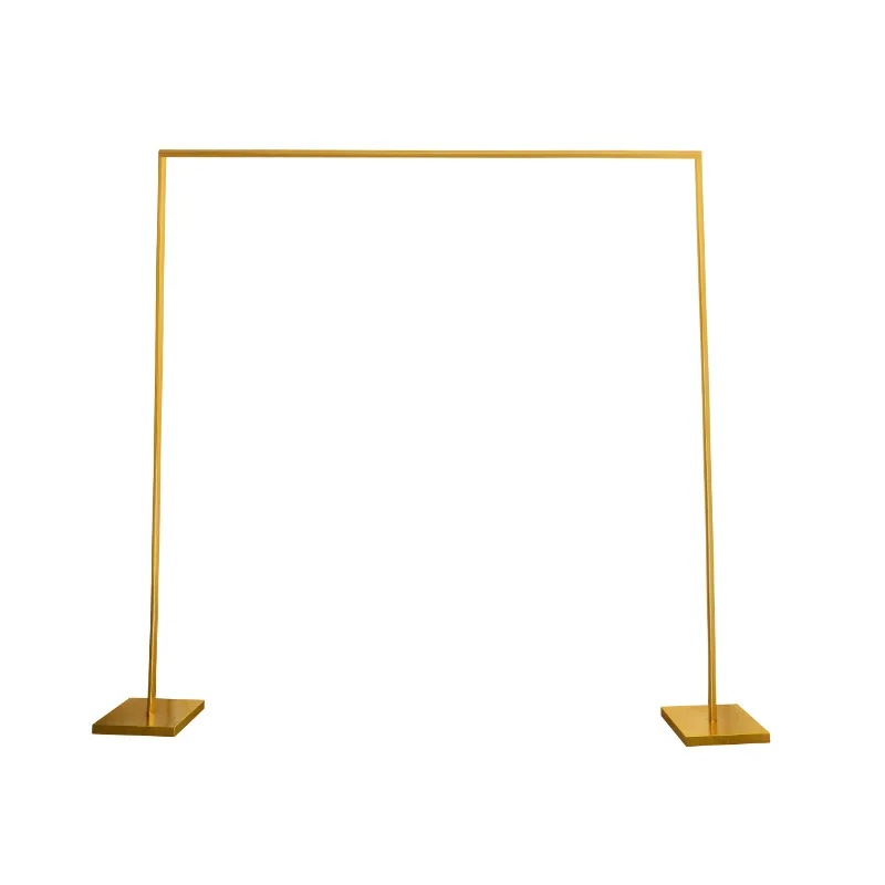 New 2 * 2M Square Tube Frame Wedding Props Stage Background Decorative Wrought Iron Door Arch