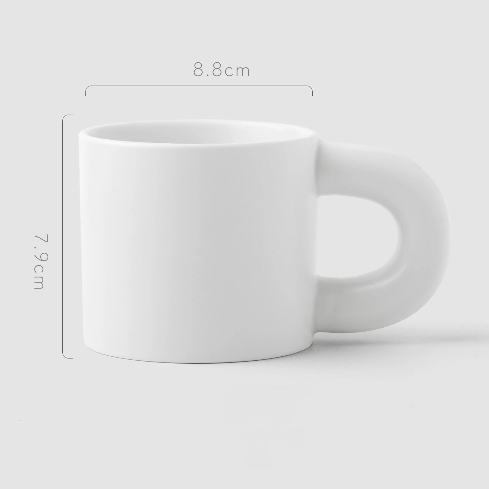 Factory Supply Cheap 12 OZ Matte Porcelain Tea Water Big Belly Cup Custom Logo Lager Capacity Ceramic Coffee Mug For Gift