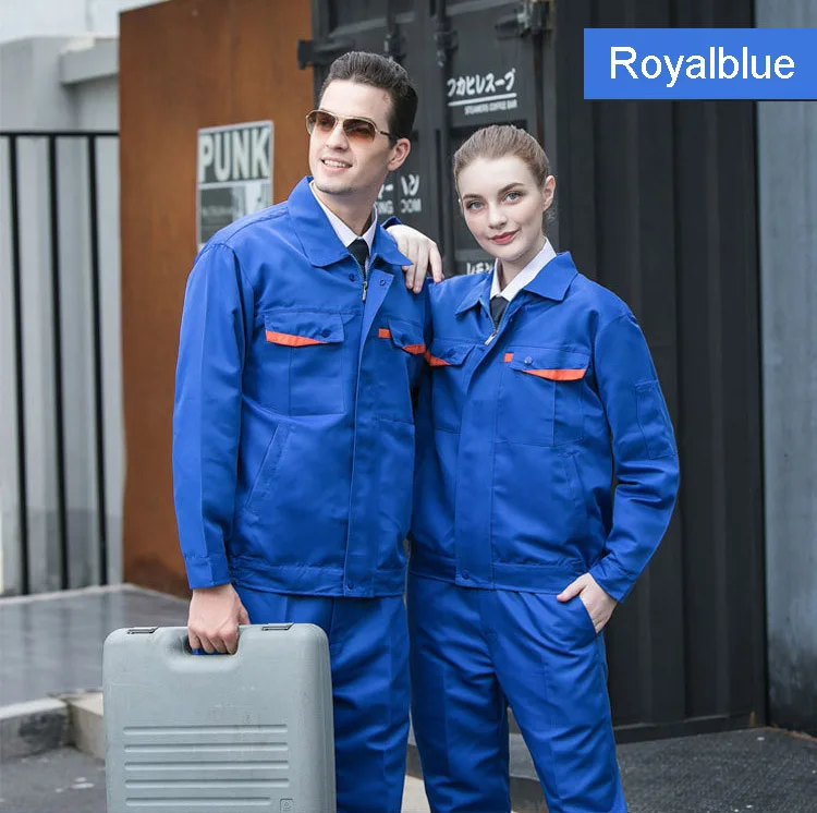 Professional manufacturer custom unisex workers 100% cotton workwear uniform