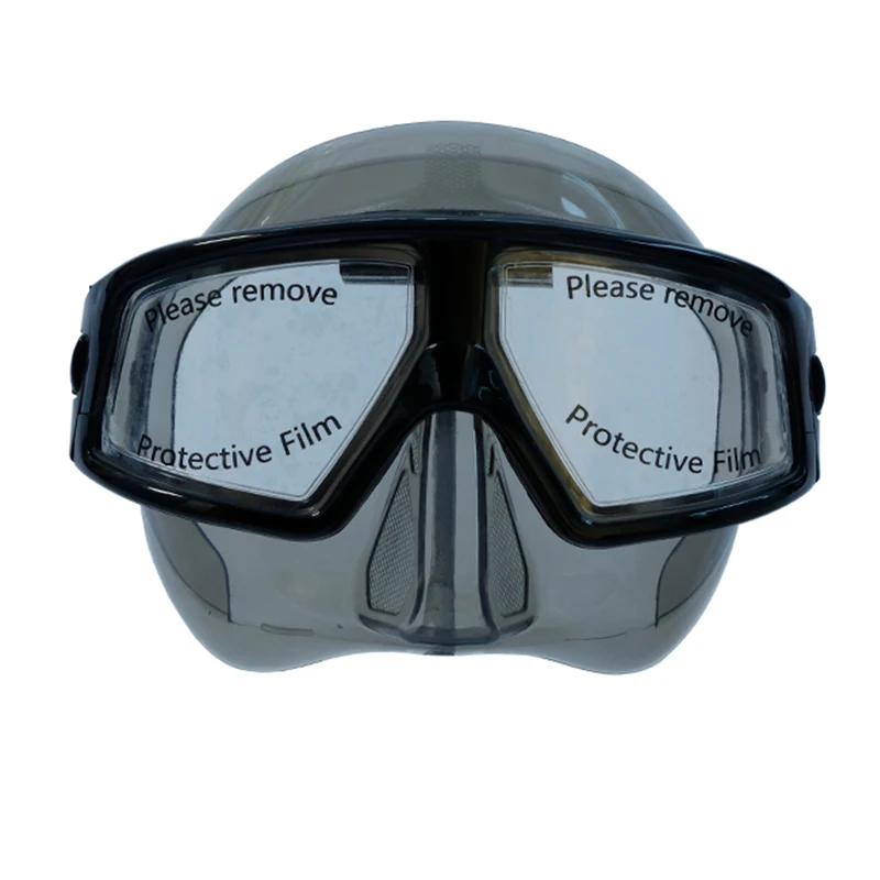 2024Best Selling Product Silicone PC Material anti-fog transparent Freediving Diving Mask Low Volume Masks
