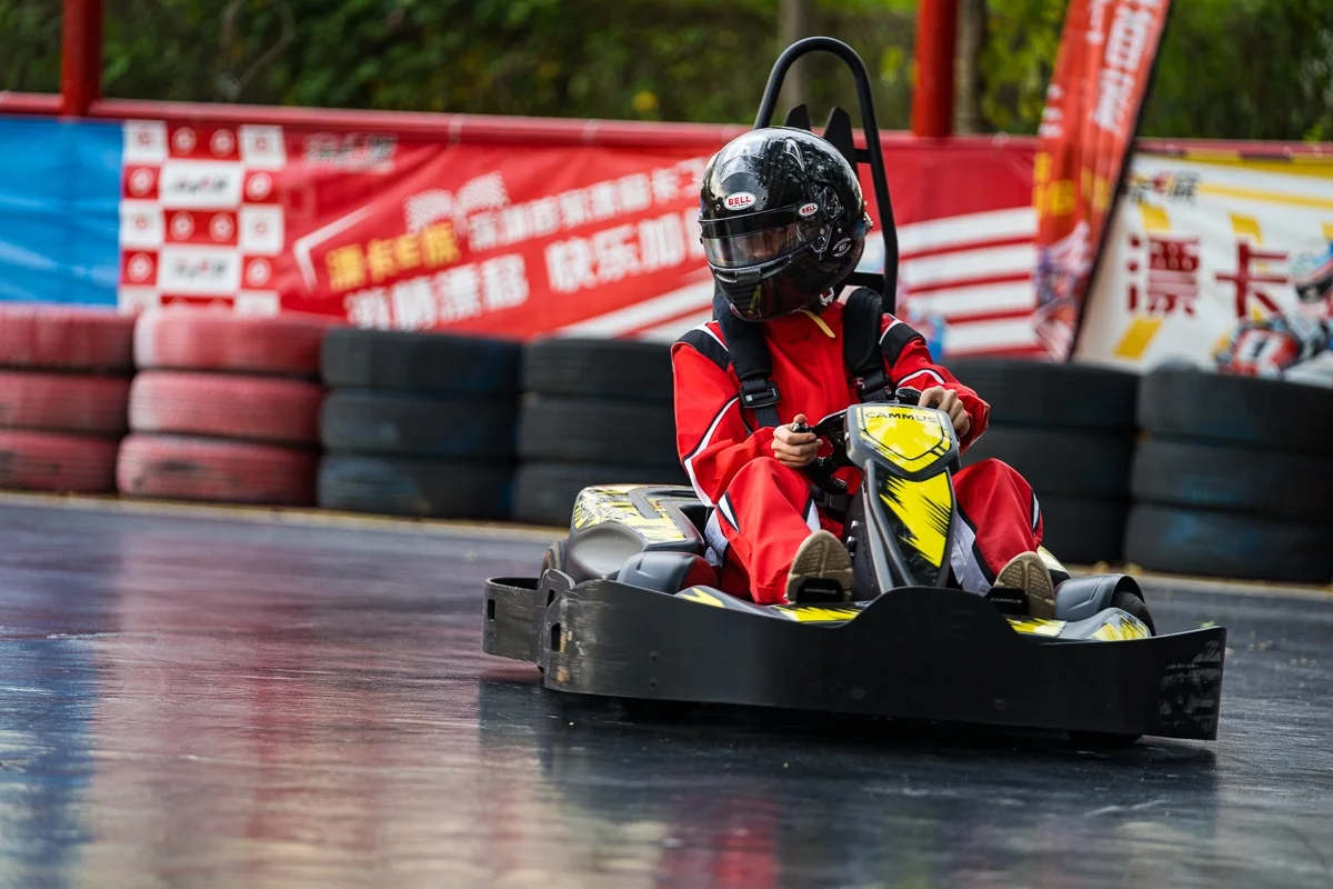 CAMMUS Спорт на открытом воздухе Karting Car Electric Go Karts для взрослых детей с гоночной педалью