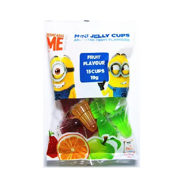 Lowest Price Mini Jelly Cups Assorted Fruits Flavors Multiple Kinds Juices Flavoring Type Jelly Fruit Candy