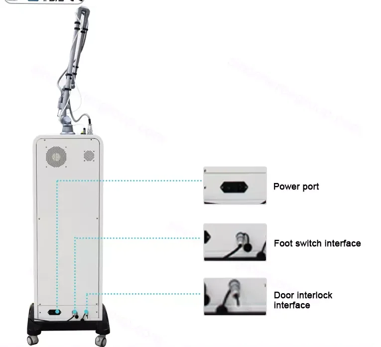 Medical Aesthetic Equipment 10600nm Co2 Fractional Laser Surgical Scar Removal Laser Beauty Machine Stationary Laser