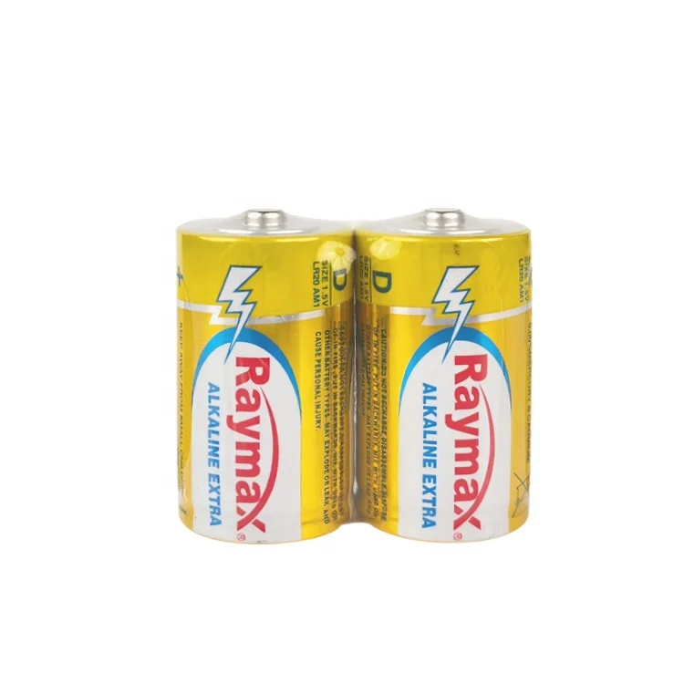 Raymax оптовая продажа 1 5 В D размер сухая ячейка LR20 AM1 щелочная батарея
