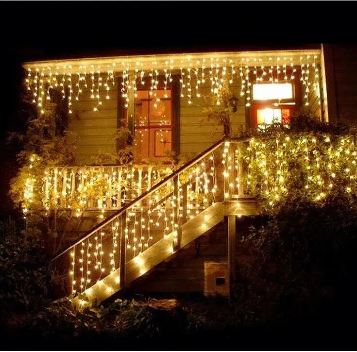 China best selling christmas items outdoor cheap decorative led christmas curtain waterfall lights