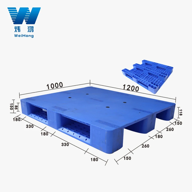 2021 New Hot Sale 1.5T Dynamic 4 Way Entry Plastic Pallet with Steel (1600128247563)