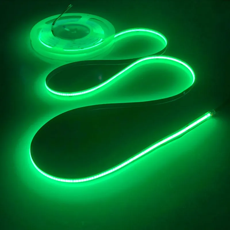 ip67 cob led strip 24v warm white 3000k waterproof outdoor 608leds 10mm led cob strip for home decorations