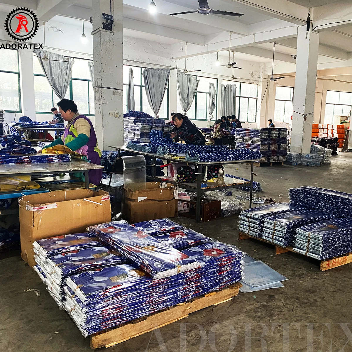 Manufacturer of custom Logo  Africa President Election Customized Prints African Wax Fabric 100% Cotton