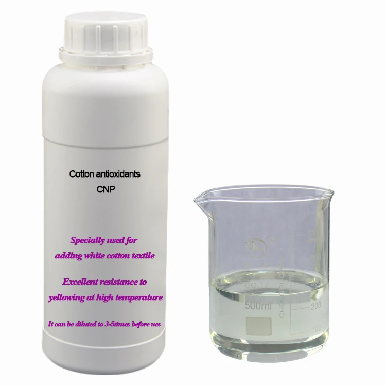 Nonionic clear  colorless  liquid high temperature anti-yellowing agent antioxidant for  white cotton textile