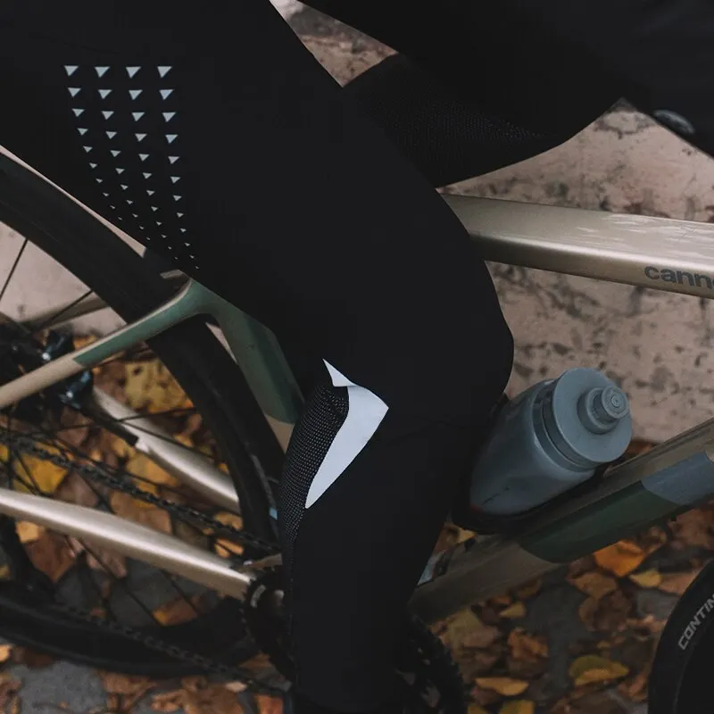 Santic Women Cycling Pants Winter Fleece Warm Jumpsuit Bicycle Long Trousers Triathlon Road Bike Clothing Sweatpants