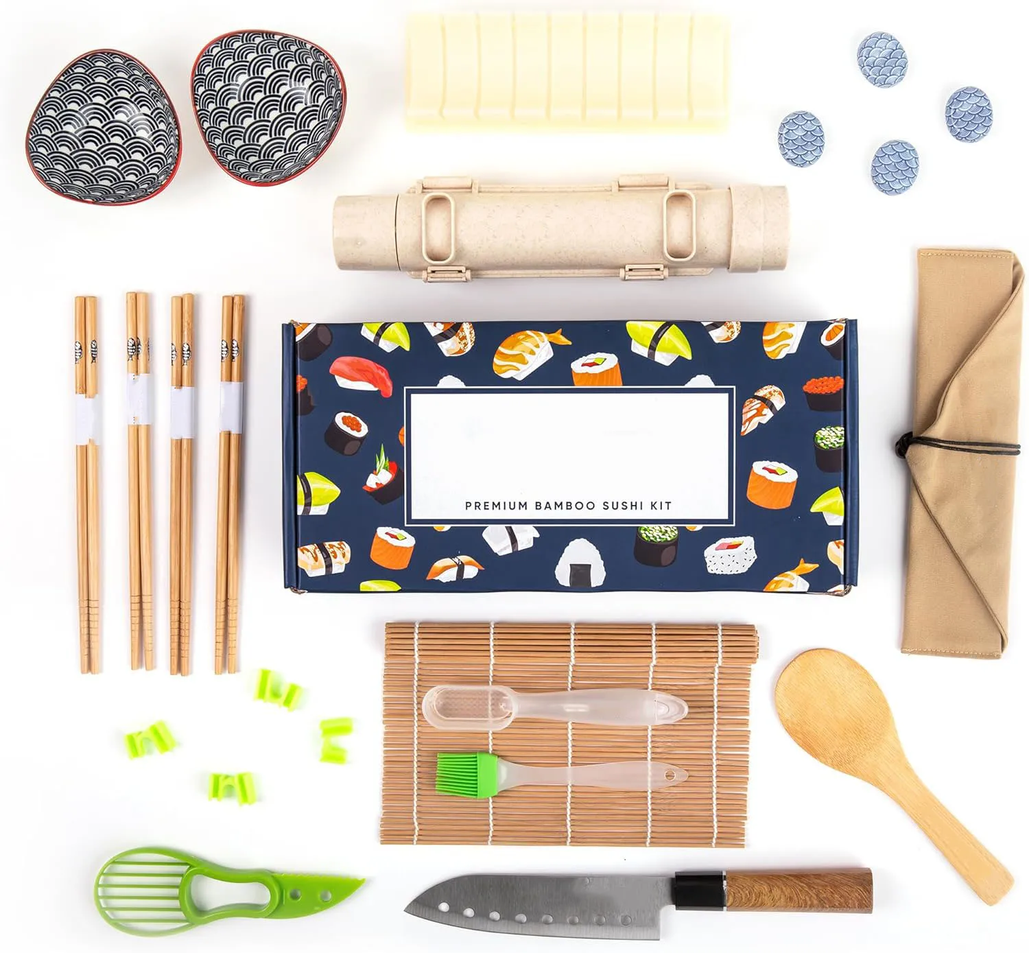 Home Sushi Making Beginners Professionals All One Set  Easy Use Promotes Healthy Eating Perfect Gifts People