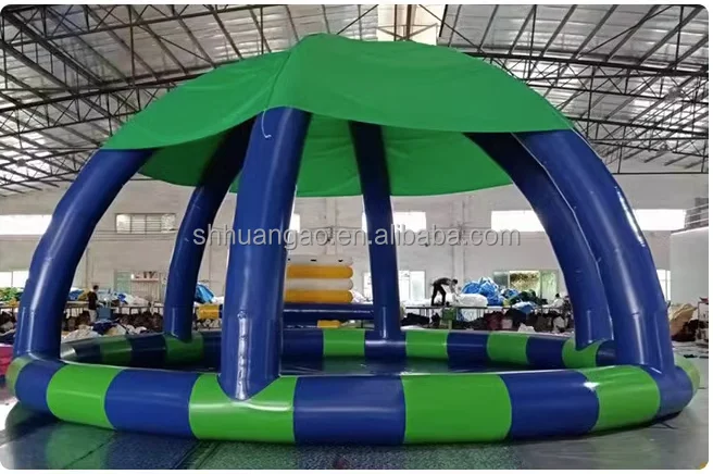 inflatable swim pool adult kids indoor outdoor water play commercial grade inflatable swimming pool with roof