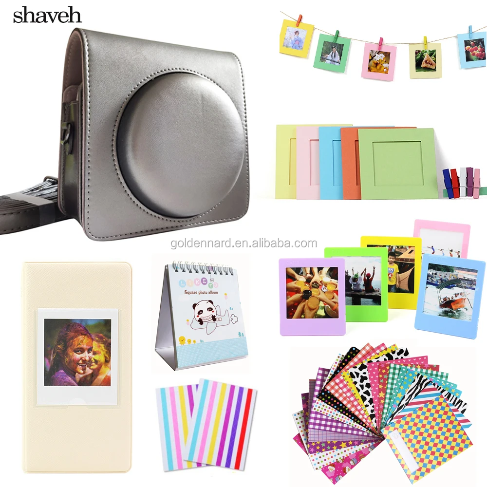 
Customized design for Fujifilm Instax Square SQ6 Instant Film Camera and Square Film accessories bundle 7 in 1 
