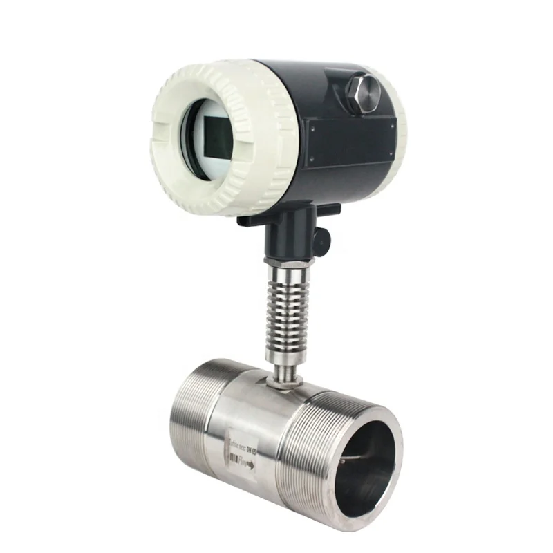 Screw turbine flow meter 4-20 flowmeter with high precision