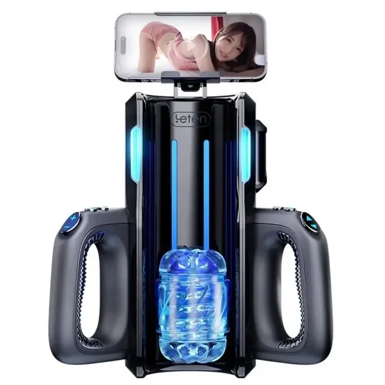 Electric Pocket Sex Men Machine For Male Automatic Telescopic Masturbador Male Masturbation Cup With Mobile Phone Holder