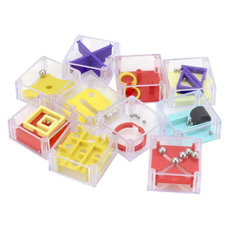 Kids Educational Toys small size 3d maze puzzle game cube toy