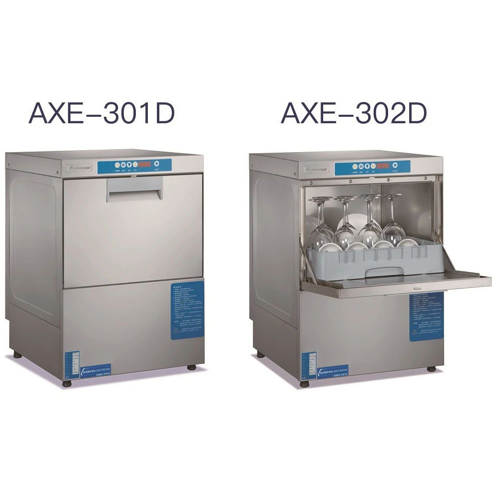 Commercial under counter glasses washer machine and dishwasher machine for bar and restaurant