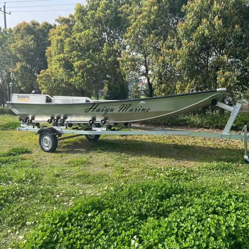 7.1m Long Plat Boat Rear Operated Transport Craft River Boat