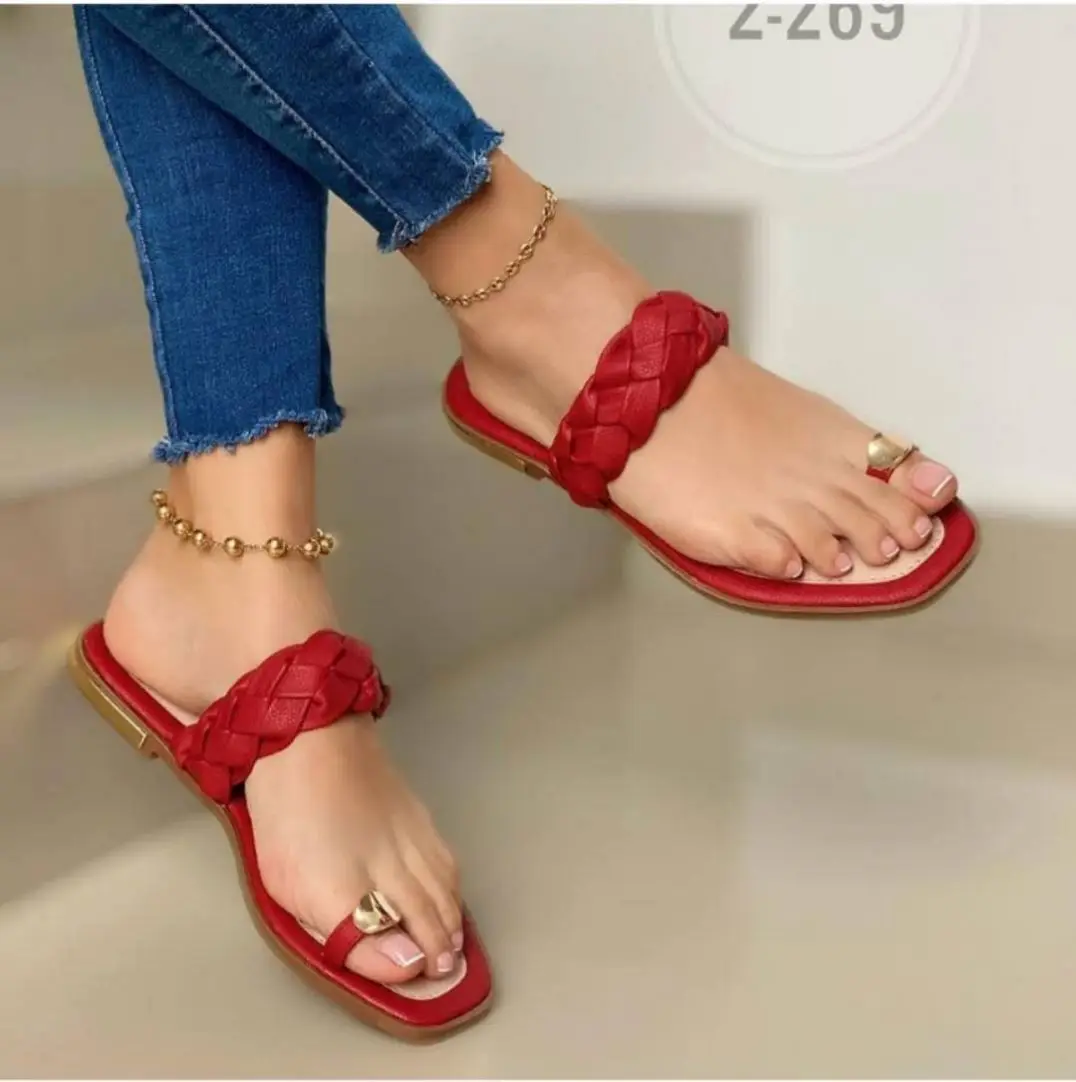 New Pvc Nice Girl Plastic Jelly Shoes  Flat Woman Summer Sandal Slipper