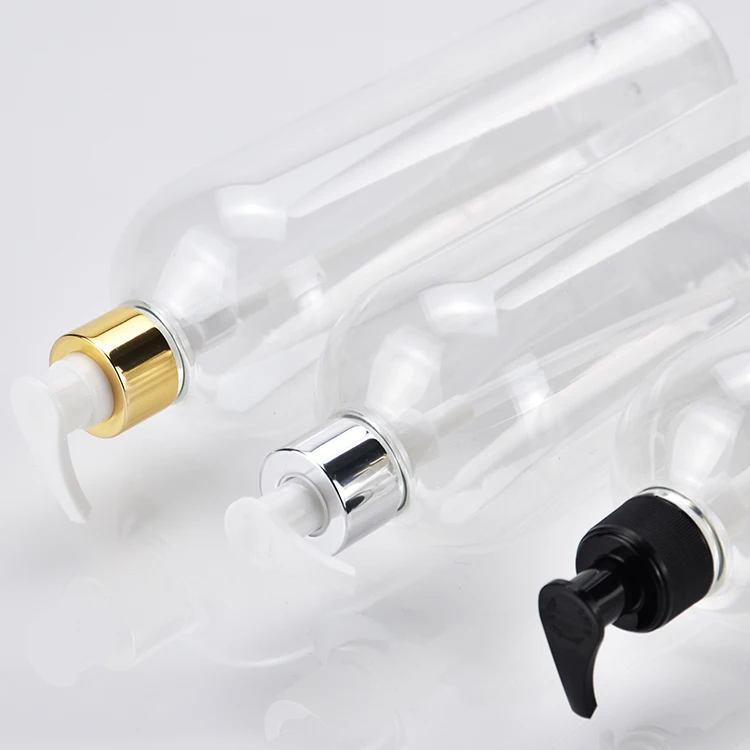 1000ml PET bottle plastic dispensing bottle liquid soap bottle with Pump