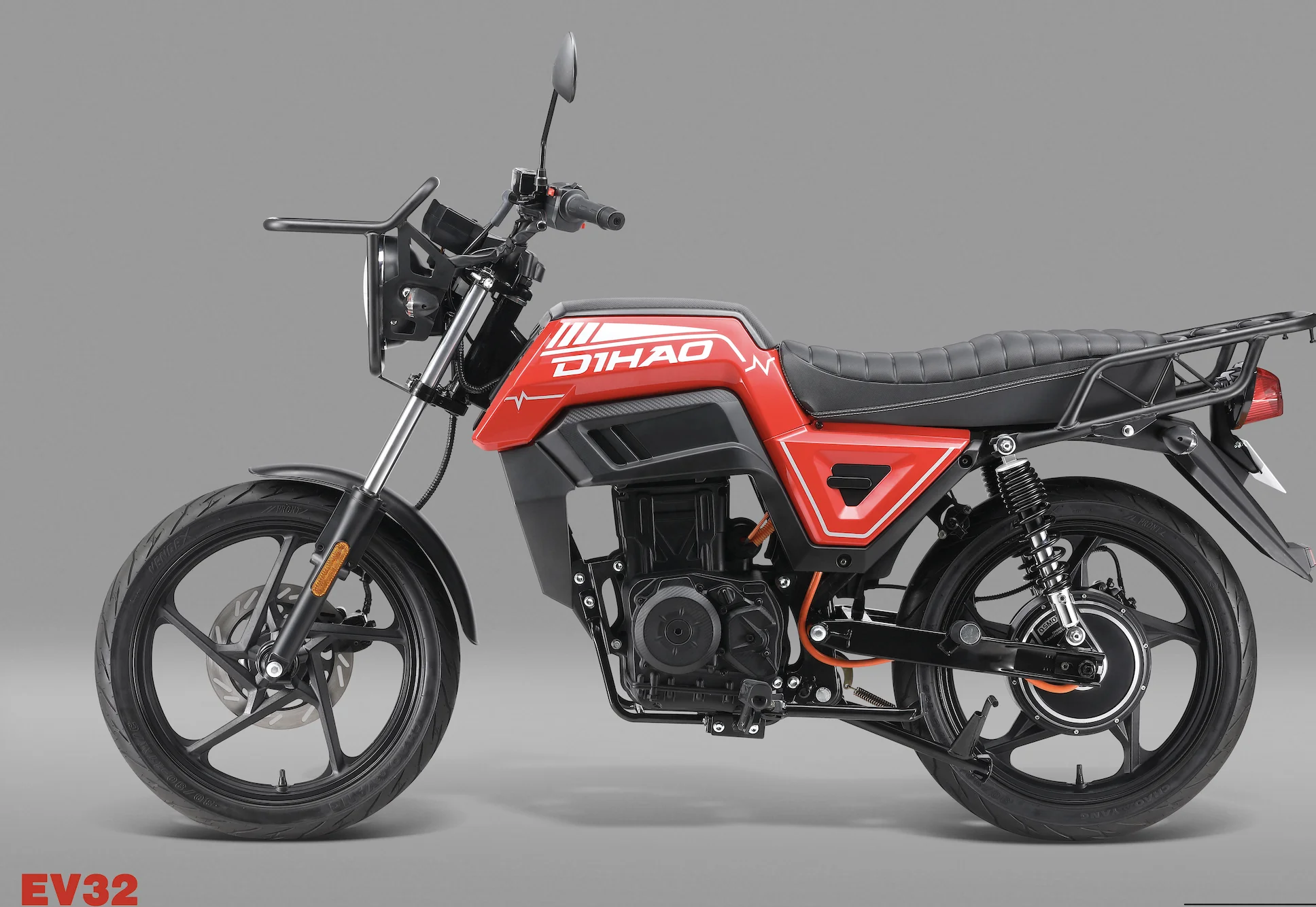 2024 Emgrand Power foot red Cyclone EV32 electric motorcycle adult motorcycle