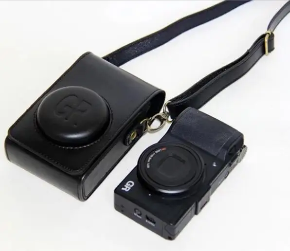 PU Leather Camera Protective Case with Adjustable Shoulder Strap Protective Compact Case for camera