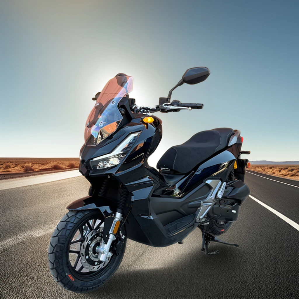 Wholesale ADV 200cc Gas Scooter with Powerful Engine Max Speed 105KM/h Water Cooled EFi System Front & Rear Disc Brake for Sale