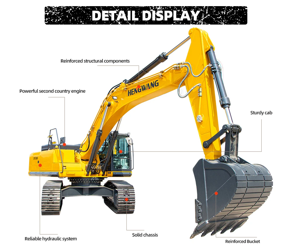 Wholesale 22 ton crawler excavator heavy Machine tracked excavator