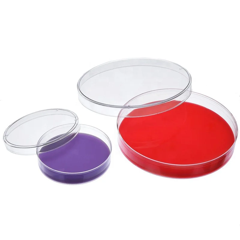 Lad Disposable Medical Plastic Glass 90mm Wholesale 100x15 Sterile Petri Dish