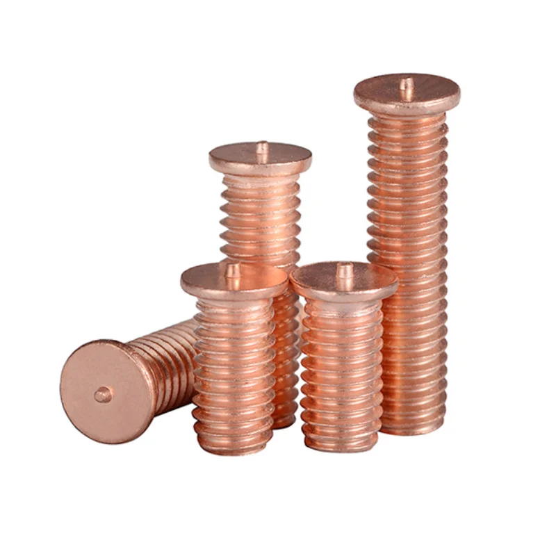 M16 M20 Brass Bronze Copper Alloy H59 H62 Nickel Tin Plated FH FHS FHA Flat Head Self Clinching Stud Bolt