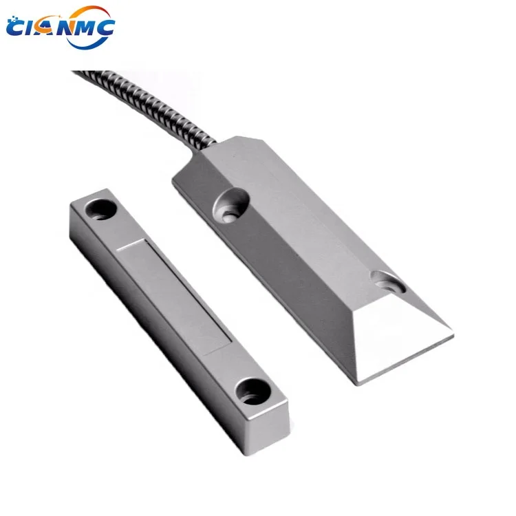 Zinc Alloyed Roll Shutter Door Entry Warning Magnetic Switch Conceal Magnetic Contact With Leads